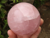 Polished Pink Rose Quartz Spheres  x 2 From Madagascar - TopRock