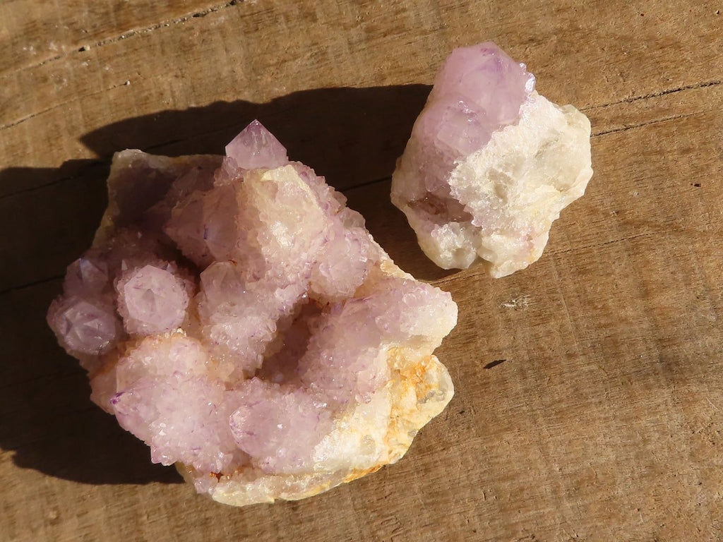 Natural Spirit Amethyst Quartz Clusters x 13 From Boekenhouthoek, South Africa - Toprock Gemstones and Minerals 