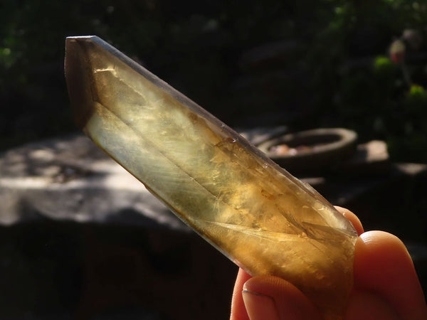 Natural Mixed Smokey Citrine & Clear Quartz Crystals  x 12 From Zimbabwe