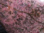 Polished Half Polished Pink & Black Rhodonite Pieces x 4 From Ambindavato, Madagascar - TopRock