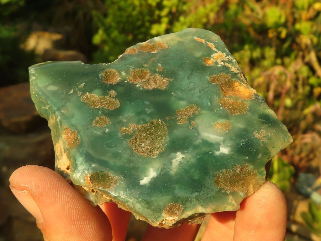 Polished On One Side Emerald Mtorolite Plates x 6 From Mutorashanga, Zimbabwe - Toprock Gemstones and Minerals 