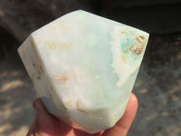 Polished Blue Smithsonite Aragonite Points x 2 From Congo - Toprock Gemstones and Minerals 