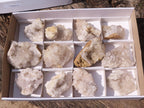 Natural Clear Quartz Crystal Plates  x 12 From Mpika, Zambia - Toprock Gemstones and Minerals 
