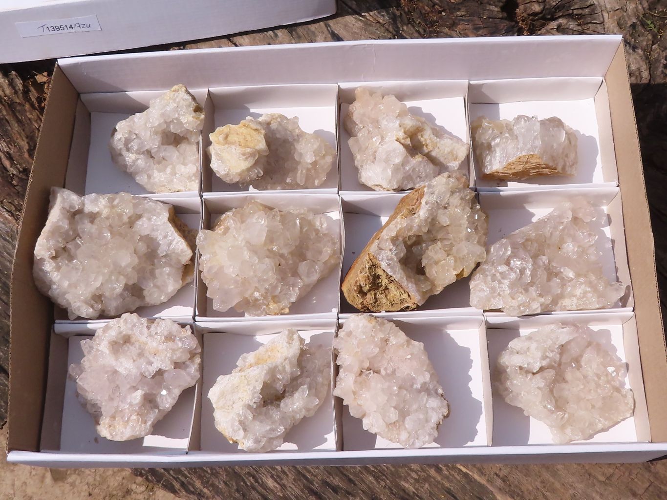 Natural Clear Quartz Crystal Plates  x 12 From Mpika, Zambia - Toprock Gemstones and Minerals 
