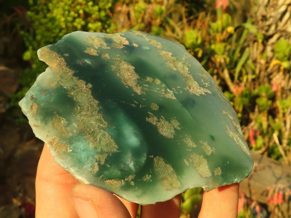 Polished On One Side Emerald Mtorolite Plates x 6 From Mutorashanga, Zimbabwe - Toprock Gemstones and Minerals 