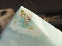 Polished Blue Smithsonite Aragonite Points x 2 From Congo - Toprock Gemstones and Minerals 