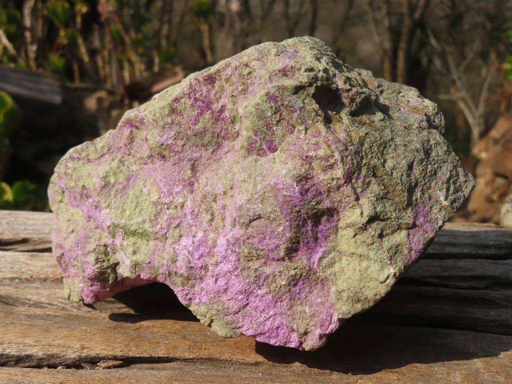 Natural Rough Stichtite & Serpentine Specimens x 2 From Barberton, South Africa - Toprock Gemstones and Minerals 