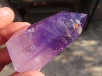 Polished Small Window Amethyst Points x 12 From Ankazobe, Madagascar - Toprock Gemstones and Minerals 