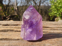 Polished Small Window Amethyst Points x 12 From Ankazobe, Madagascar - Toprock Gemstones and Minerals 