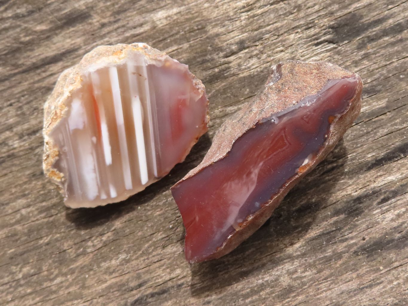 Polished Sashe River Agate Nodules  x 24 From Sashe River, Zimbabwe - TopRock