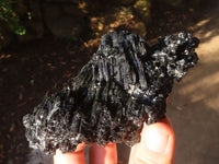 Natural Schorl Black Tourmaline Specimens  x 2 From Erongo, Namibia - Toprock Gemstones and Minerals 