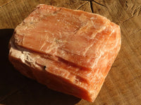 Natural New Sunset Orange Calcite Specimens  x 4 From Spitzkop, Namibia - Toprock Gemstones and Minerals 