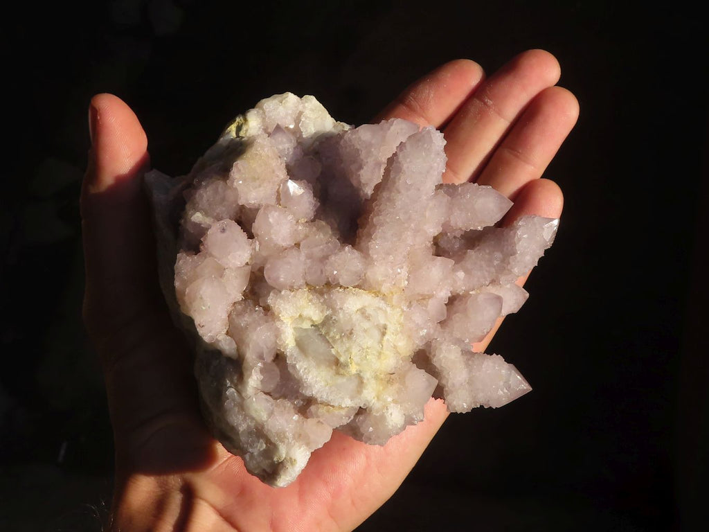 Natural Pale Spirit Amethyst Quartz Clusters  x 2 From Boekenhouthoek, South Africa - Toprock Gemstones and Minerals 