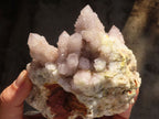 Natural Pale Spirit Amethyst Quartz Clusters  x 2 From Boekenhouthoek, South Africa - Toprock Gemstones and Minerals 