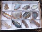 Polished Agate & Chalcedony Pieces  x 12 From Zimbabwe - Toprock Gemstones and Minerals 