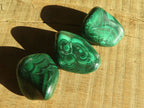 Polished  Small Flower Malachite Free Forms  x 20 From Congo - Toprock Gemstones and Minerals 