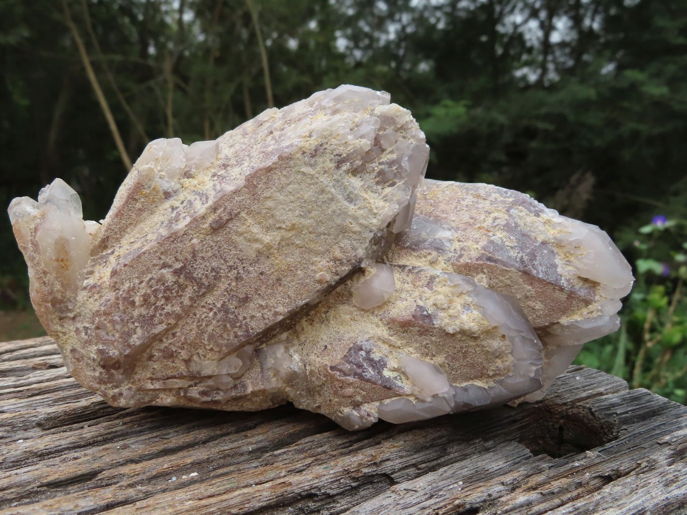 Natural Hematoid Quartz Clusters x 3 From Zimbabwe - TopRock