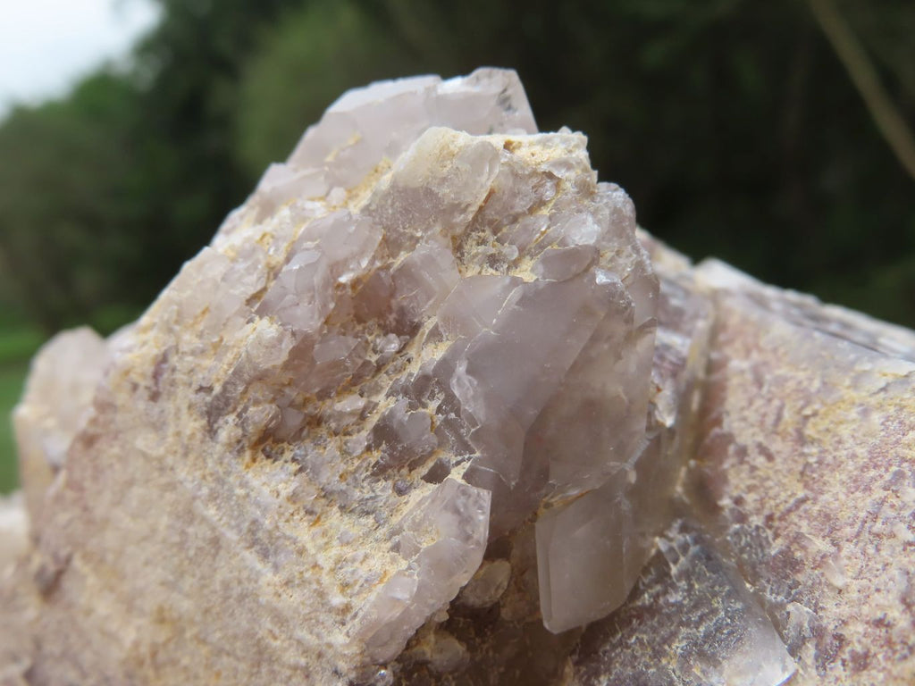 Natural Hematoid Quartz Clusters x 3 From Zimbabwe - TopRock