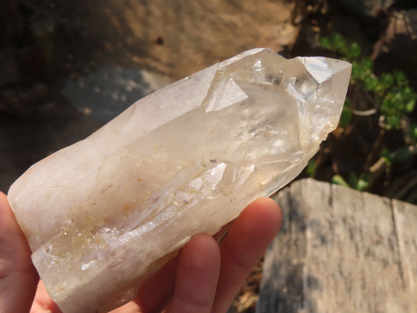 Polished Large Arcadian Quartz Crystals x 2 From Angola - Toprock Gemstones and Minerals 