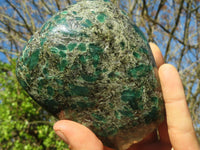 Polished Rare Emerald In Matrix Standing Free Forms  x 2 From Sandawana, Zimbabwe - Toprock Gemstones and Minerals 