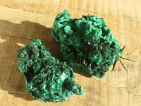 Natural Chatoyant Silky Malachite Specimens  x 6 From Kasompe, Congo - Toprock Gemstones and Minerals 