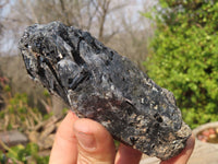Natural Schorl Black Tourmaline Specimens x 6 From Erongo, Namibia - Toprock Gemstones and Minerals 