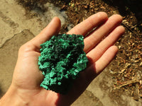 Natural Chatoyant Silky Malachite Specimens  x 6 From Kasompe, Congo - Toprock Gemstones and Minerals 