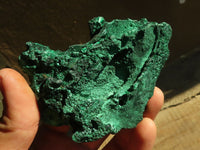 Natural Chatoyant Silky Malachite Specimens  x 6 From Kasompe, Congo - Toprock Gemstones and Minerals 