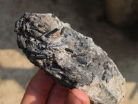 Natural Schorl Black Tourmaline Specimens x 6 From Erongo, Namibia - Toprock Gemstones and Minerals 