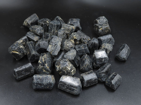 Natural Terminated Black Tourmaline Crystals - 1.1 Kg Batch - From Zimbabwe - TopRock