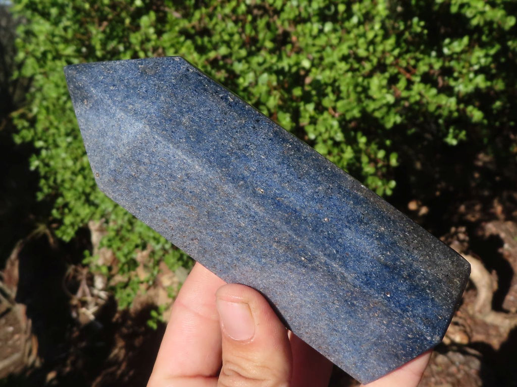 Polished Mixed Blue Lazulite Shapes  x 3 From Madagascar - Toprock Gemstones and Minerals 