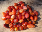 Polished  Carnelian Agate Tumble Stones  x 1 Kg Lot From Madagascar - Toprock Gemstones and Minerals 