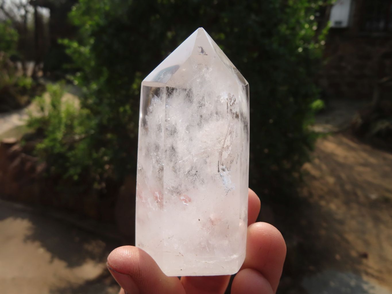 Polished Clear Quartz Crystal Points  x 6 From Madagascar - Toprock Gemstones and Minerals 