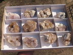 Natural Mixed Selection Of Spirit Quartz Clusters x 12 From Boekenhouthoek, South Africa - TopRock