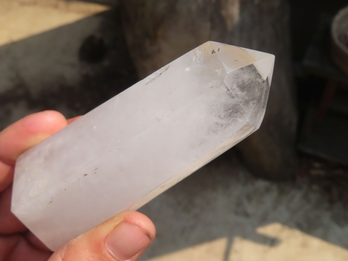 Polished Clear Quartz Crystal Points  x 6 From Madagascar - Toprock Gemstones and Minerals 