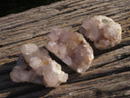Natural Mixed Selection Of Spirit Quartz Clusters x 12 From Boekenhouthoek, South Africa - TopRock