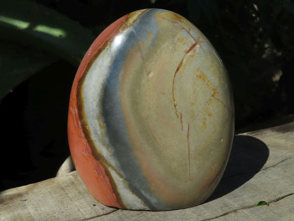 Polished Polychrome Jasper Standing Free Forms x 4 From Madagascar - TopRock