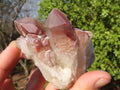 Natural Red Hematoid Phantom Quartz Clusters x 6 From Karoi, Zimbabwe - Toprock Gemstones and Minerals 
