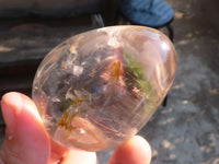 Polished  Bright Rock Crystal Gemstone Eggs  x 6 From Madagascar - Toprock Gemstones and Minerals 