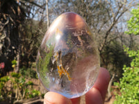 Polished  Bright Rock Crystal Gemstone Eggs  x 6 From Madagascar - Toprock Gemstones and Minerals 
