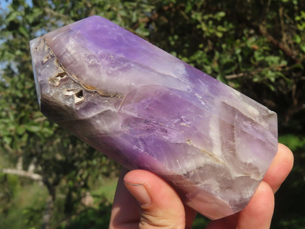 Polished Dream Amethyst Quartz Crystals With Natural Features x 2 From Madagascar - TopRock
