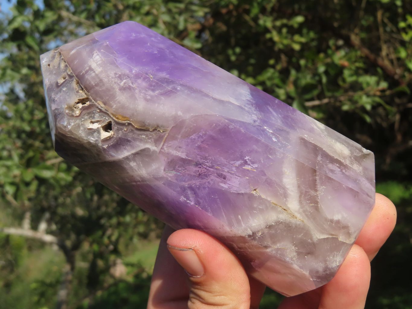 Polished Dream Amethyst Quartz Crystals With Natural Features x 2 From Madagascar - TopRock