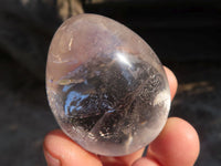 Polished  Bright Rock Crystal Gemstone Eggs  x 6 From Madagascar - Toprock Gemstones and Minerals 