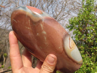 Polished Polychrome Jasper Standing Free Form  x 1 From Madagascar - Toprock Gemstones and Minerals 