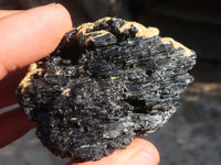 Natural Schorl Black Tourmaline Specimens x 12 From Erongo, Namibia