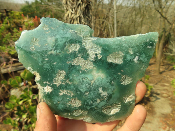 Polished On One Side Emerald Mtorolite Plates x 6 From Mutorashanga, Zimbabwe - Toprock Gemstones and Minerals 
