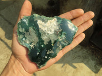 Polished On One Side Emerald Mtorolite Plates x 6 From Mutorashanga, Zimbabwe - Toprock Gemstones and Minerals 