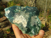Polished On One Side Emerald Mtorolite Plates x 6 From Mutorashanga, Zimbabwe - Toprock Gemstones and Minerals 