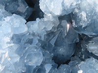 Natural Blue Celestite Geode Specimen  x 1 From Sakoany, Madagascar - Toprock Gemstones and Minerals 