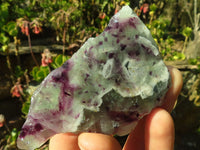 Polished  One Side Polished Watermelon Fluorite Pieces  x 12 From Uis, Namibia - Toprock Gemstones and Minerals 
